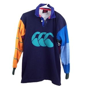 '90s Canterbury of New Zealand Striped Rugby Shirt